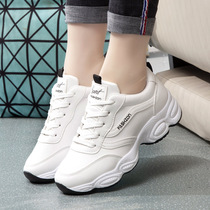 Sneakers Womens Shoes Korean ulzzang Harajuku Joker 2021 Spring and Autumn New Student Running White Shoes Thick