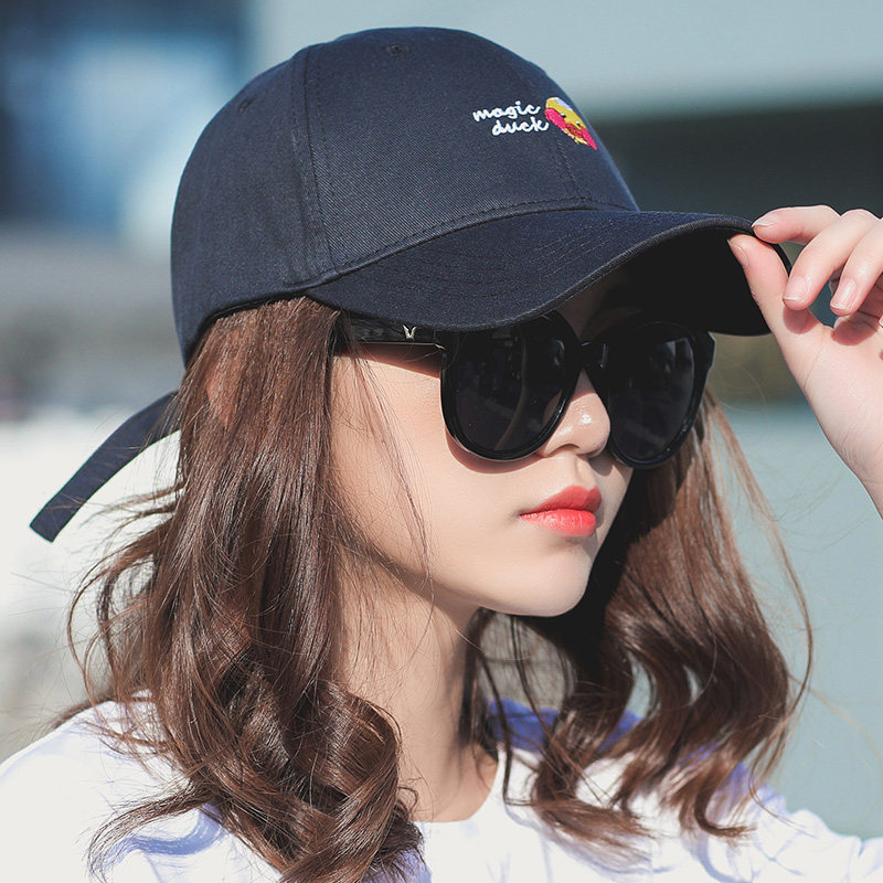 Duck Tongue Cap Children Spring Summer Han Edition Tide Letters Shading Caps Outdoor Sports Sunscreen Lady Hip Hop Baseball Cap Woman