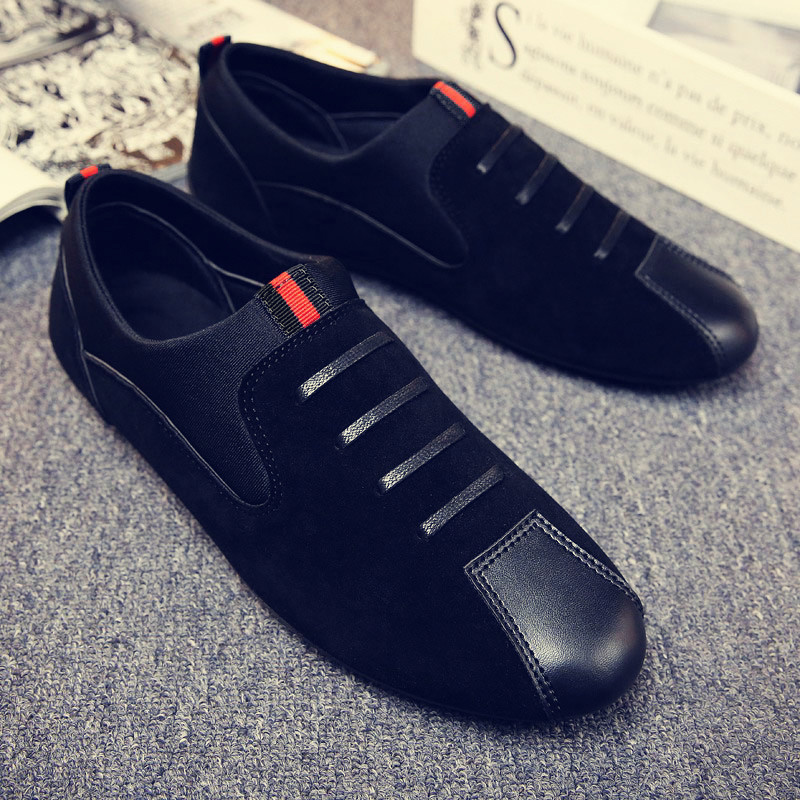 Summer 2022 new Korean version of Doudou shoes trendy shoes canvas shoes social lazy men's shoes slip on the old Beijing cloth shoes