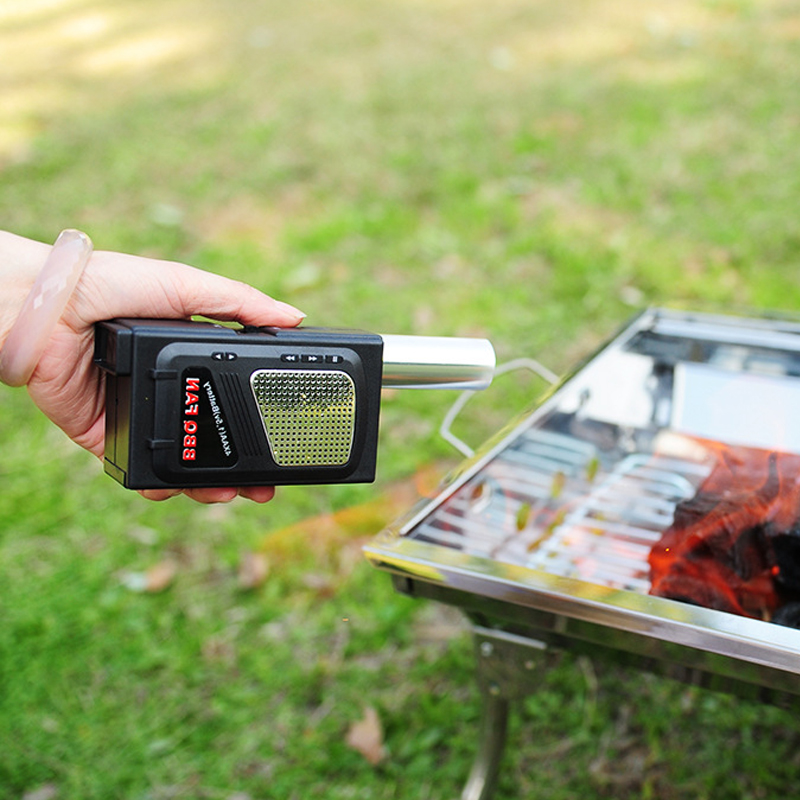 Small Mini Tool Hand Blower Manual Outdoor BBQ Hair Dryer Picnic Camping Fire Supplies Accessories