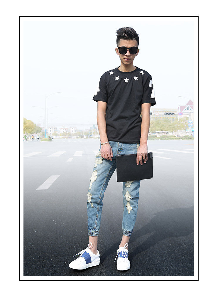 Jeans pour adolescent droite en vrac pour été - Ref 1461984 Image 27