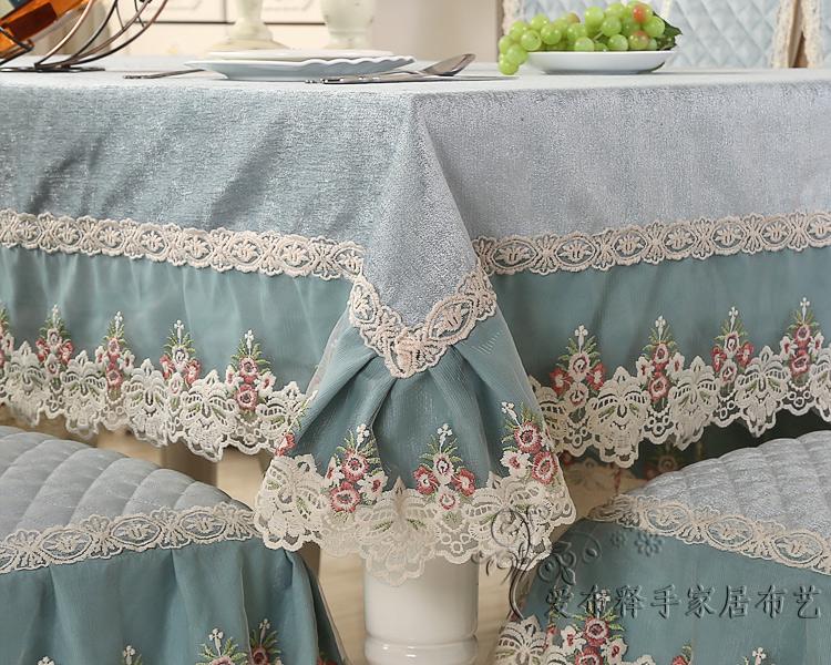 Đệm bàn châu Âu đệm cao cấp tăng ghế pad trở lại đặt bàn cà phê vải tròn khăn trải bàn đặc biệt cung cấp tùy chỉnh - Khăn trải bàn mẫu khăn trải bàn hội nghị