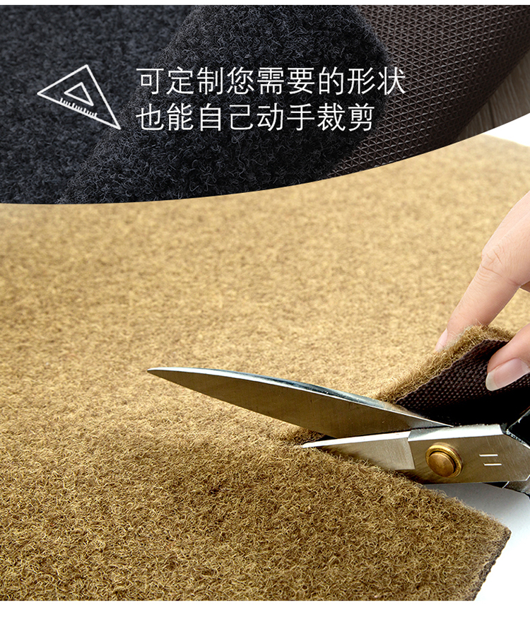 Có thể cắt chiếu vào cửa mat mat cửa mat cửa hội trường bên ngoài trái đất nhà mat mat tùy chỉnh - Thảm sàn thảm dậm chân