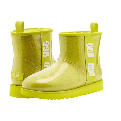 UGG Женские снежные ботинки короткие ботинки Logo Logo Winter Classic Clear Clear Mini Ugg подлинный 9405812