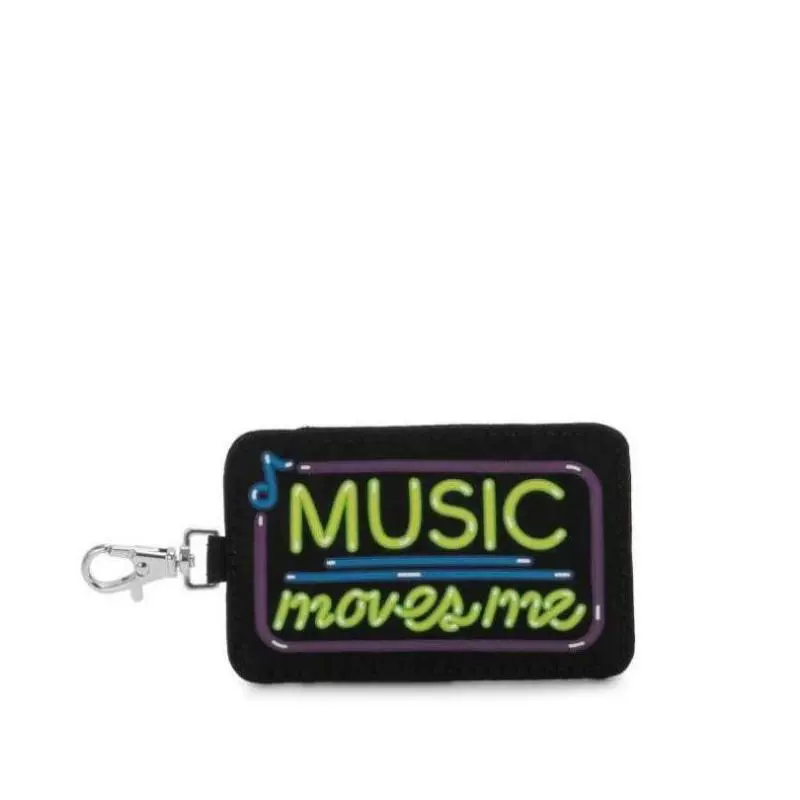 Kipling / Kaipulin Unisex Card Case Keychain Kết hợp Màu sắc Nhẹ nhàng Thoải mái Wild Chính hãng KI4816 - Chủ thẻ