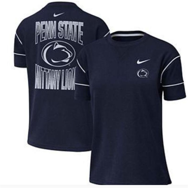 ເສື້ອຍືດຜູ້ຍິງ Nike/Nike ແຂນສັ້ນ Penn State University Uniform Summer Breathable Print Authentic 4076606