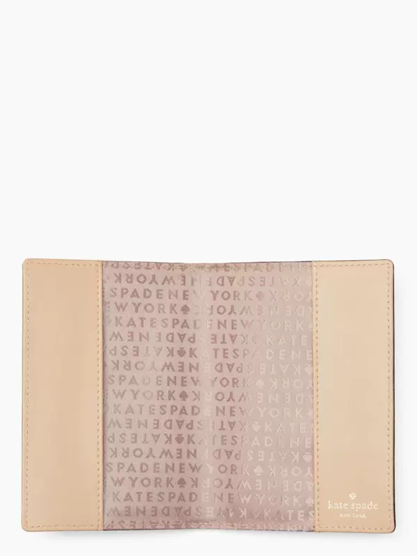 Kate Spade Kate Silk Lady Túi tài liệu Gói Sọc tươi LogoWLRU4190 US Direct Mail - Túi thông tin xác thực bao da hộ chiếu