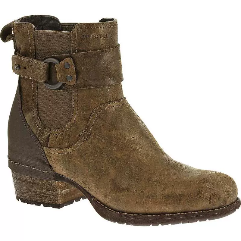 Mỹ thư trực tiếp Merrell Mele 10256098 thể thao ngoài trời nữ thoải mái ống ngắn đi bộ đường dài khởi động giày mùa đông cho nữ