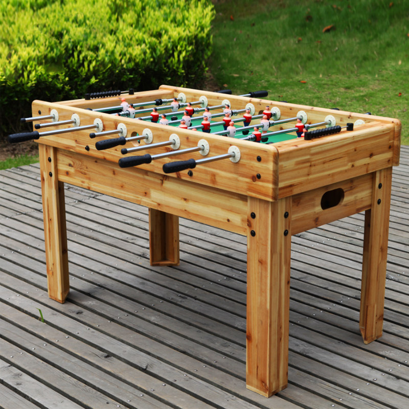 Standard solid wood football table Football machine table football Adult double large premium club football table