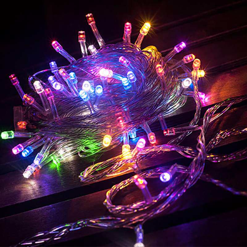Good use LED neon Christmas lights to bring outdoor waterproof tree hanging tree festival decoration with colorful stars shining color