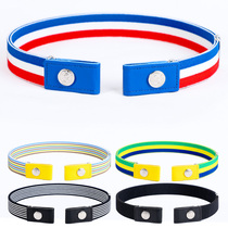 25mm small middle child with elastic waistband male and female child Lebuckle No mark without Le belly anti-fall pants elastic belt