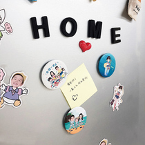 Custom bottle opener refrigerator sticker Crystal photo diy personality custom-made round Photo Gift childrens baby Studio