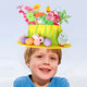 Easter hat bunny hat handmade diy material package decoration clothes ໂຮງຮຽນອະນຸບານ ກິດຈະກໍາຫັດຖະກໍາພໍ່ແມ່-ເດັກນ້ອຍ