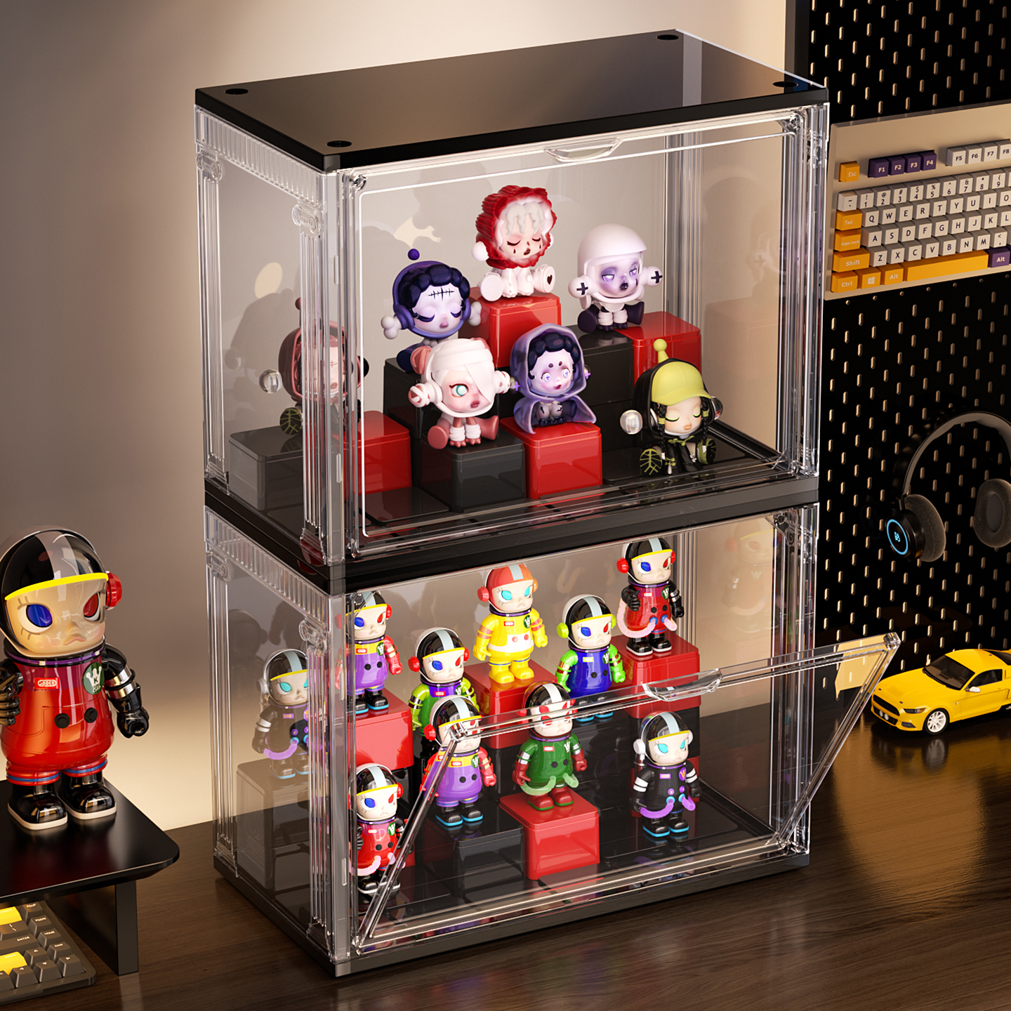Building block blind box storage display rack
