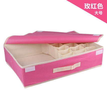 kaman 卡曼创意二合一文胸内衣收纳盒 多功能袜子内裤整理箱 储物