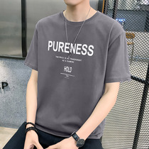 Antarctic mens short-sleeved t-shirt trend tide brand loose bottoming shirt 2022 summer new simple clothes compassionate C