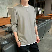 Antarctic people 2020 new spring mens long-sleeved T-shirt sweater mens fashion brand trend loose casual clothes D