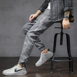 Осенние джинсы, трендовые штаны для отдыха, оверсайз