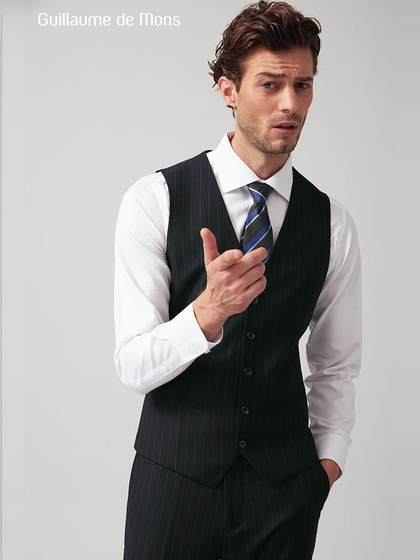 199起抢清仓马甲男商务修身西服背心V领马夹