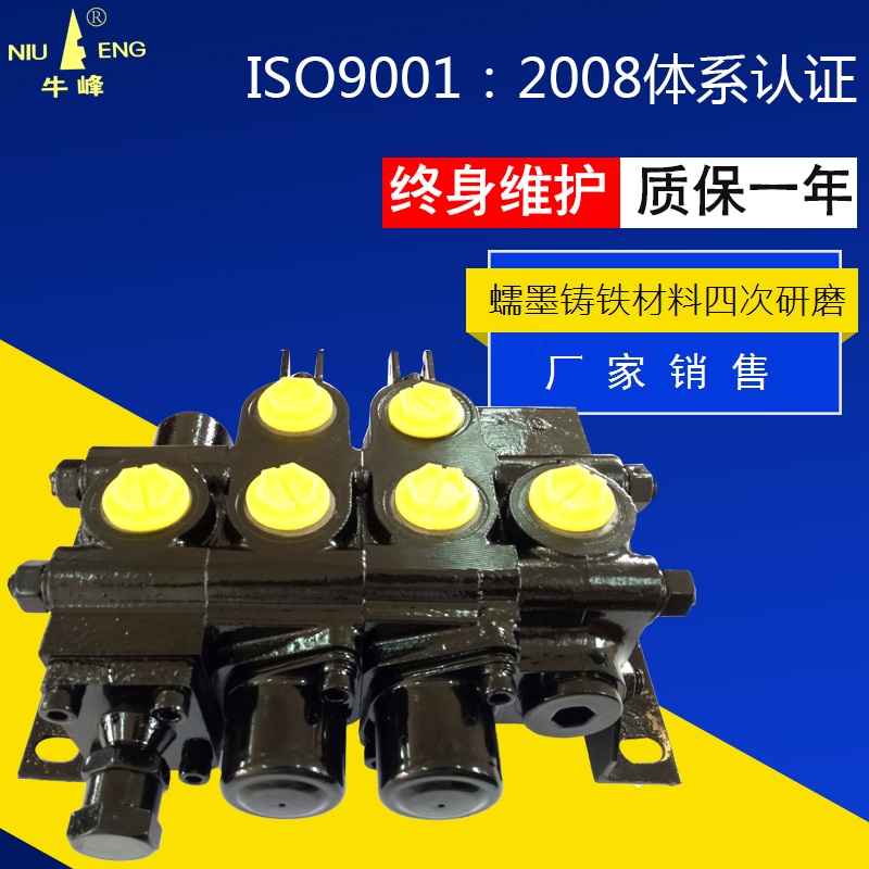ZS1-L20E-YT steel ball positioning spring reset one-way cylinder two-way cylinder pile driver hydraulic multi-way reversing valve