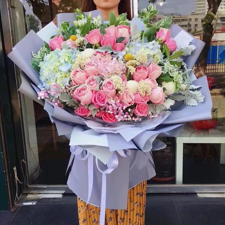 Powder Rose Ningbo Hangzhou Hefei Shenzhen, Guangzhou, Beijing, Shanghai Changsha Guiyang Tongcheng, Shanghai, Florist delivery