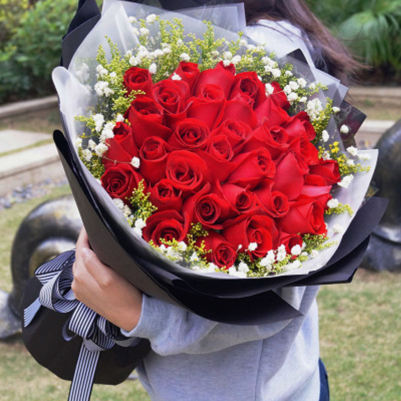 11 Rose Anhui Maanshan Mountain Flower Mountain Area Jinjiazhuang District Tongcheng Fresh flower shop Express delivery to the door