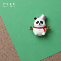 Christmas snowman figure nail not nail wall large head needle nail press with strong magnetic long nail fixed parquet portrait