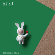Long-eared rabbit than love pins can be nailed on cork board Photo and portrait diy creative push nail decoration