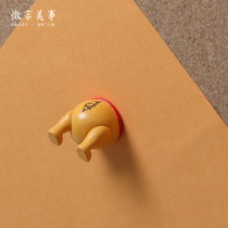 Anime bear pushpin cartoon cute nail personalized creative cork board decoration message paste magnet magnetic buckle