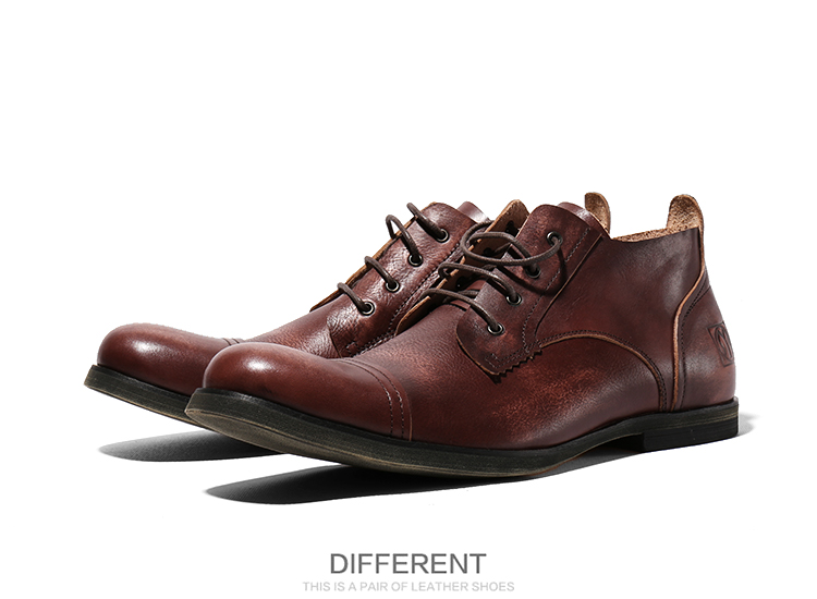 Thời trang phong cách Người Anh Martin khởi động nam vòng đầu da ren khởi động của nam giới cao-top casual retro khởi động xu hướng giày giầy âu nam
