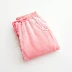 Mẫu đôi nam nữ và nữ flannel dịch vụ tại nhà quần Quần pyjama mùa đông Quần sống mềm mại và ấm áp quần đùi nam Quần tây