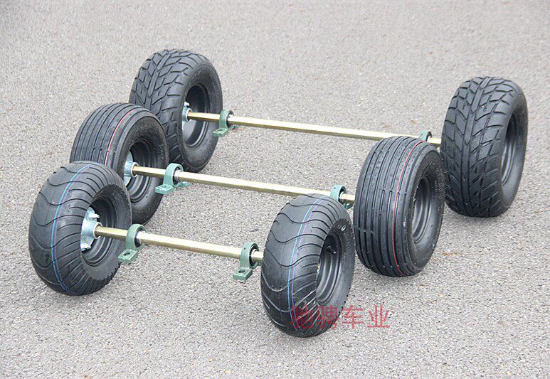 Configure four - wheel beach car accessories Kart 1 m rear - bridge rear axis DIY trailer trailer hanging tire