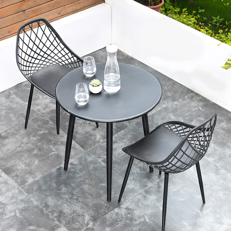 Balcony small tables and chairs tables and chairs tea couple outdoor leisure combinations of simple modern terrace open-air chair three pieces set
