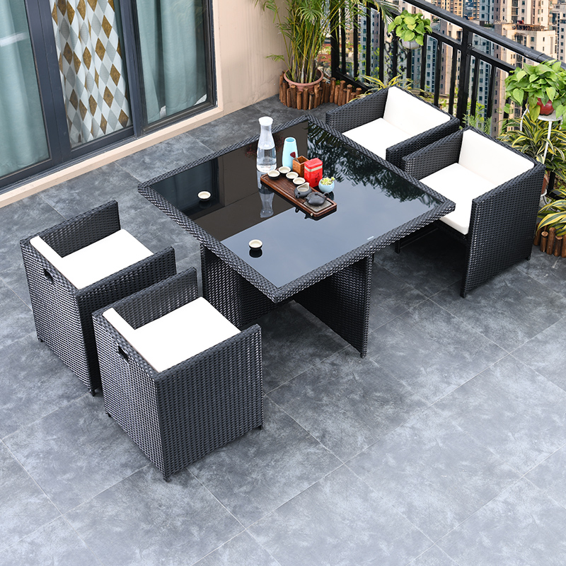 Outdoor tables and chairs three pieces suite of terrace patio outdoor chair casual creative furniture balcony modern