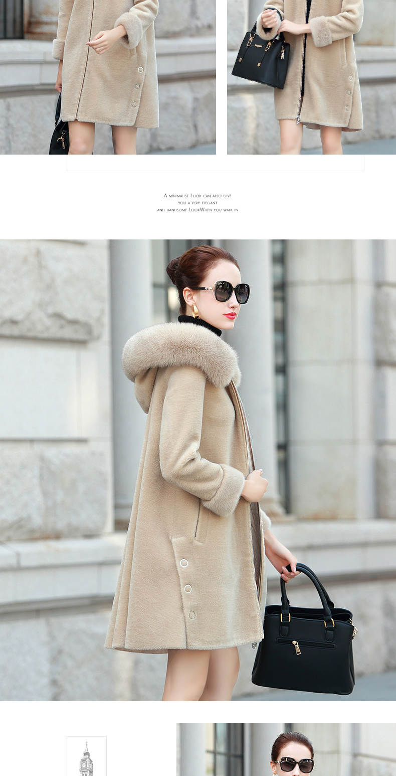 Manteau de fourrure femme      - Ref 3175150 Image 15