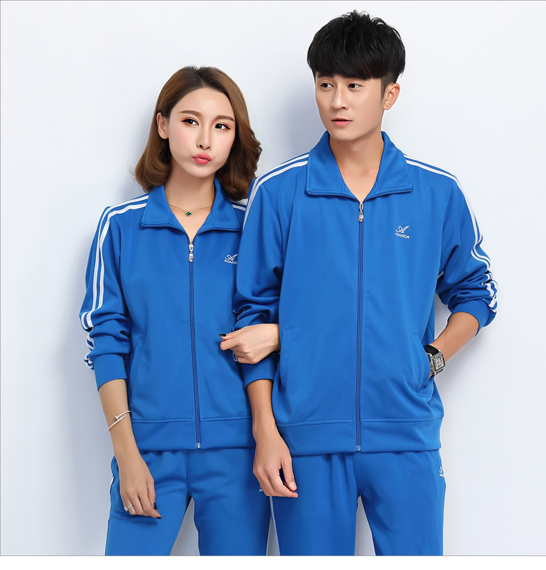 Quần áo thể thao màu trắng thể thao nam và nữ mùa xuân và mùa thu mới nhóm áo khoác nhanh khô đồng phục đội thể thao trung niên vuông nhảy thể thao - Thể thao sau bộ quần áo thể thao nữ mùa hè