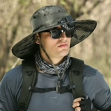 Дорожный летний ультрафиолетовый вентилятор для рыбалки на солнечной энергии, защита от ультрафиолета