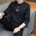 Hàn Quốc phiên bản dài tay quần áo mùa thu trang trí nam nam thường của t-shirt áo sơ mi xu hướng áo sơ mi dưới thanh niên 