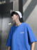 Quần áo cặp đôi nam lỏng mới của xu hướng thương hiệu tay áo ngắn 2020t t-shirt rắn màu của nam giới xu hướng mùa hè Hàn Quốc phiên bản nửa tay áo 