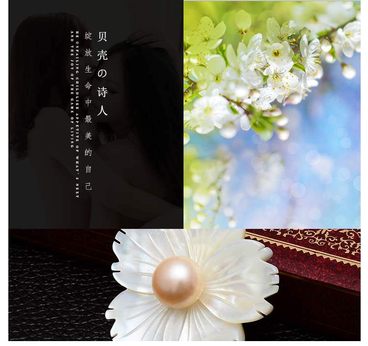 Broche femme en Nacre - Ref 1187138 Image 22