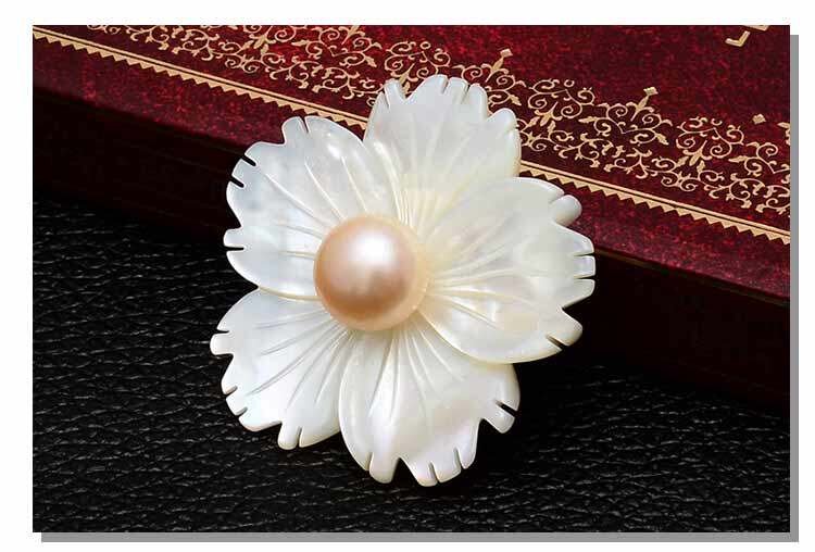 Broche femme en Nacre - Ref 1187138 Image 32