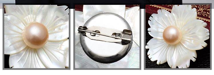 Broche femme en Nacre - Ref 1187138 Image 17