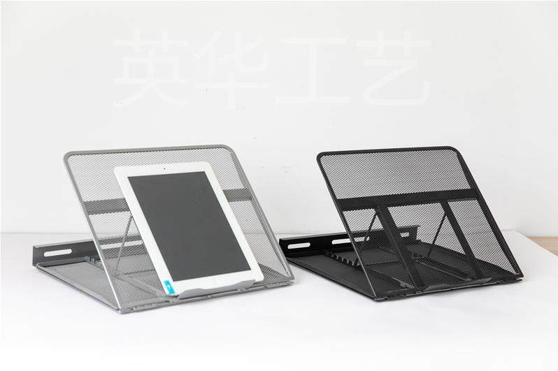 Iron art pen electric bracket desktop display heightening heat dissipation frame metal mesh monitor shelf office object