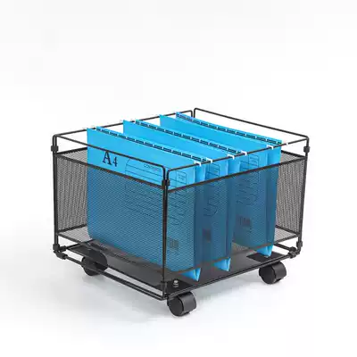 Iron assembly file box cart metal contract data file quick clip large capacity iron file file box