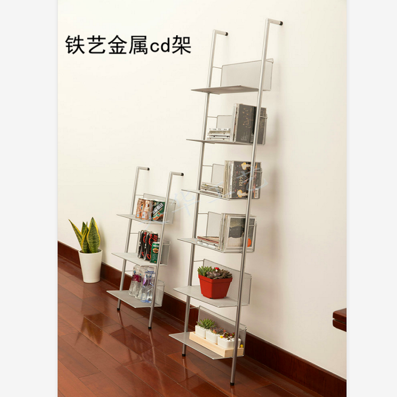 Wrought iron cd rack floor-standing metal multi-grid file disc rack storage rack grid storage rack office debris sorting