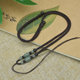 Adjustable oil green pendant lanyard necklace rope jade gold men and women jade pendant hanging neck rope new braided rope