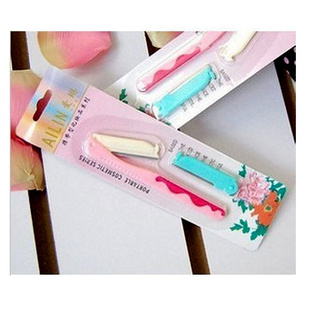 Hong Kong Eileen Eyebrow Knife Eyebrow Shaping Hair Removal Makeup Beauty Tool with Replaceable Blade Set 8058
