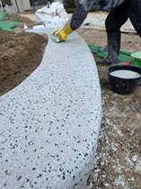 Professional construction teams undertake all types of washed stone watergrinding stone works can be constructed all over the country