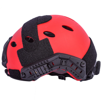 Red Emergency Rescue Helmet Light Weight Rescue Waters Safety Helmet Multifunction Tactical Training Rescue Helmet