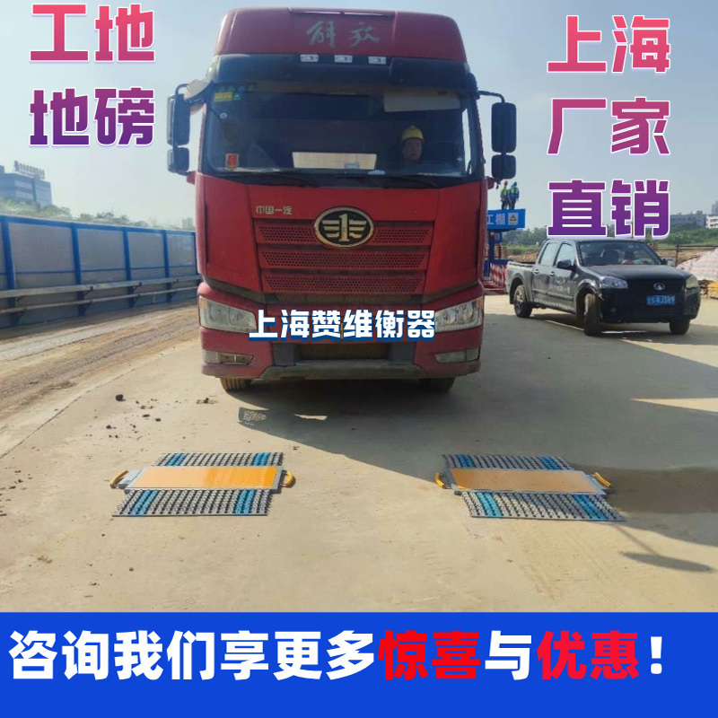 Zanwei Zw Portable Weighing Scale Mobile Platform Scale 1-100 Tons Construction Site Installation-Free Static Scale Mobile Axle Weight Meter